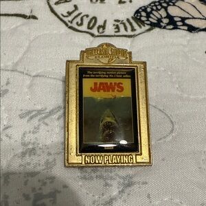 Universal Jaws Gold and Black Collectible Pin